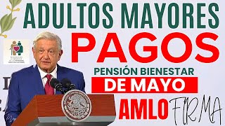 ✍️AMLO Firma PAGOS PENSIÓN🔴ATENCIÓN ADULTOS MAYORES📢CUANDO Y CUANTO RECIBIRAS⬆️⬆️ [upl. by Crowns655]