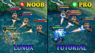 LUNOX TUTORIAL 2024  MASTER LUNOX IN JUST 16 MINUTES  BUILD COMBO AND MORE  MLBB [upl. by Eiblehs]