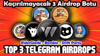 Airdrop Olabilecek ve Büyük Borsalarda Listelenebilecek 3 Telegram Botu I 2024 [upl. by Resa]