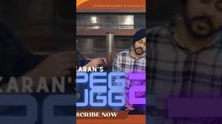 Peg pug 2  deep karan  new punjabi songs 2022  whatsapp status  cheerful batth  reels video [upl. by Htiekel]