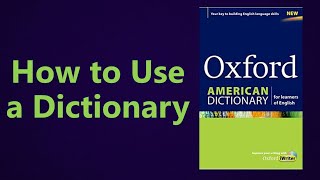 How to Use a Dictionary [upl. by Erde]