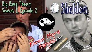 What Were They Thinking  The Big Bang Theory S01E02 Drawing amp Commentary Sheldon Jim Parsons [upl. by Fugere]