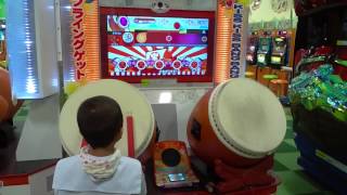 【太鼓の達人】4歳児のクリア動画･さんぽ【かんたん】 [upl. by Gnex]