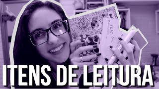 MEUS ITENS ESSENCIAIS DE LEITURA  CHICLETE VIOLETA [upl. by Leizo]