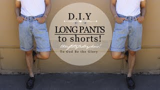 Transformation Baggy Pants to Fitted Shorts [upl. by Sculley]