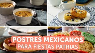 Postres mexicanos para Fiestas Patrias  Kiwilimón [upl. by Aekahs]