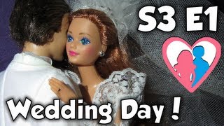 Barbie Wedding Day With Ken  Wedding Dress Ken and Wedding Party Episode 2 [upl. by Lladnik675]