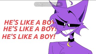 HES LIKE A BOY meme  ❤️💜🧡 smilling critters  poppyplaytime  dogday x catnap [upl. by Blodgett703]