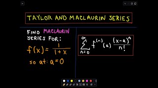 📚 Maclaurin Series for 11  x – StepbyStep Example 📚 [upl. by Wightman]