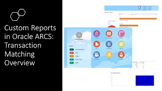 Creating Custom Reports in Oracle ARCS  Part 2 ARCS Transaction Matching Process [upl. by Neroled]