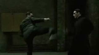 The Matrix Reloaded Intro Fight Scene [upl. by Dudden]