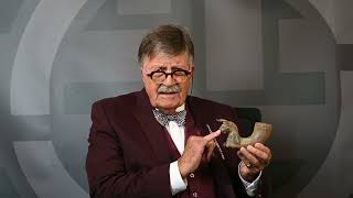 Lot 243 Achaemenid Bronze Rhyton with Horned Lion with Tim Wonnacott [upl. by Agosto660]