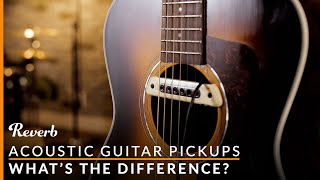 Choosing the Right Acoustic Guitar Pickup Soundhole vs Transducer vs Mic vs Piezo  Reverb Demo [upl. by Jacobah566]