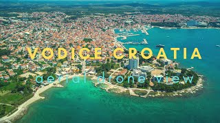 Vodice  Croatia  Drone  Aerial 4K  Summer holiday 2023 [upl. by Haziza515]