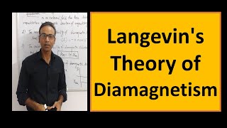 Langevins Theory of Diamagnetism for Engineering and BSc Physics Students [upl. by Gereld]