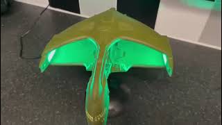 Star Trek Romulan Warbird DDeridexClass model kit built and lit [upl. by Ettedanreb]