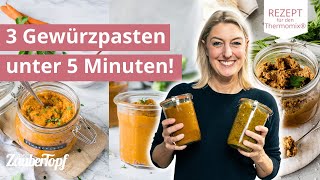 😍🍅 Die 3 wichtigsten Gewürzpasten – für den ultimativen Geschmack  Thermomix® Rezepte [upl. by Geminius]