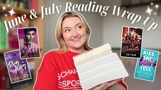 June amp July Reading Wrap Up 🫶🏼📚⚾️ [upl. by Llerred]