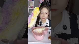 ASMR COTTON CANDY ICE BARS EATING [upl. by Ferne]