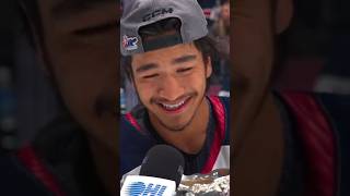 Zayne Parekh On Winning The Memorial Cup nhl hockey [upl. by Adaurd539]