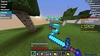 SIGMA 20 HACKED CLIENT  MINECRAFT 18 [upl. by Chivers691]