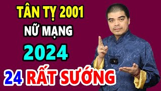 Tử vi tuổi TÂN TỴ 2001 Nữ MẠNG năm 2024 THẦN TÀI THEO CHÂN ĐỔI ĐỜI THÀNH ĐẠI GIA [upl. by Bathelda]