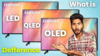 LED vs QLED vs OLED TV में क्या फर्क होता है [upl. by Anette]