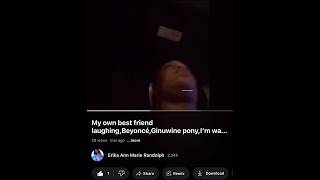 My own best friend laughingBeyoncéGinuwine ponyI’m watching this just like you shorts viral [upl. by Sackman]