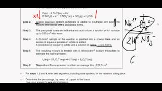 OCR A level Chemisty Unit F325 June 2011 Q8 Redox Titration [upl. by Karr]