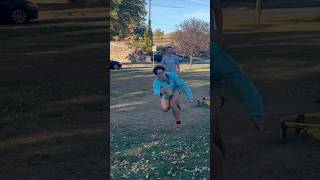 Almost a sneaky point roundnet spikeball friends sport rally defense [upl. by Atinob]