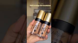 JustGold 9383 HD Cover Matte Liquid Foundation with SPF 15 Lightweight Full HD Cover 💗makeup [upl. by Htennaj291]