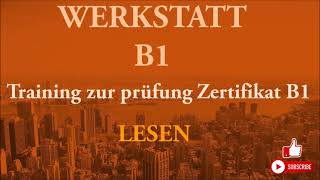 WERKSTATT B1 Training zur prüfung Zertifikat B1 Hören B1 Modelltest 2 mit Lösungen [upl. by Tterab]