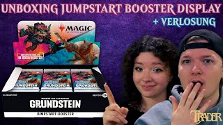 MTG Grundstein Jumpstart Booster Display Opening deutsch  Magic the Gathering  Foundations Trader [upl. by Narol]