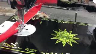 Ranew ZigZag sewing machine demo Murthy Marketing 9551163663 [upl. by Ahtibat]