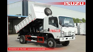 Japan 6 wheel 4x4 mini Tipper ISUZU dump truck for sand stone [upl. by Acilgna]