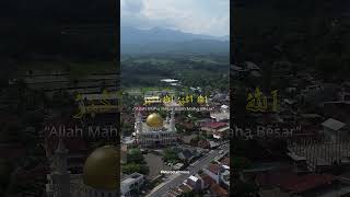 Viral Adzan Masjid Kubah emas dronemasjid [upl. by Julie319]