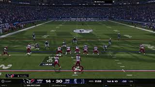 Texans vs colts Madden bs league [upl. by Gilligan855]