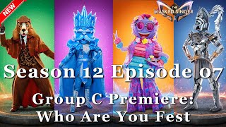 The Masked Singer Season 12 Episode 7  Group C  Who Are You Fest Nov 13 2024 Full episodes [upl. by Ayotahc]