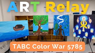 TABC Color War 5785 Art Relay [upl. by Sabah]