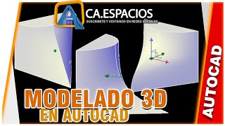 MODELADO 3D en autocad FORMAS 1 [upl. by Atsyrhc]