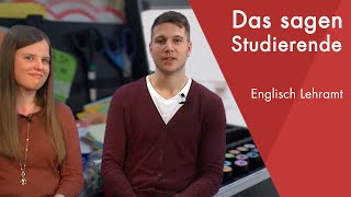 quotDas sagen die Studierendenquot  Englisch Lehramt studieren [upl. by Oigufer]