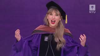 NYUs 2022 Commencement Speaker Taylor Swift [upl. by Giacomo]