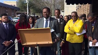 Alabama NAACP holds press conference after police use taser on man in handcuffs in Reform [upl. by Lean]