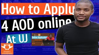 How to apply for Acknowledgement of Debt AOD online UJ AOD  NSFAS AOD amp International AOD [upl. by Nickolas]