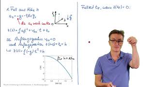 Physik Mechanik Vorlesung Kapitel 3 Wurfbewegungen [upl. by Mya]