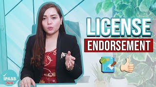 USA LICENSE ENDORSEMENT What do you need to know about endorsement  IPASS Processing [upl. by Layney191]