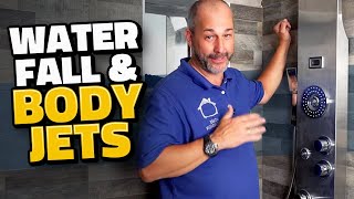 Shower Tower Installation  Easy Plumbing For Beginners [upl. by Aneg805]