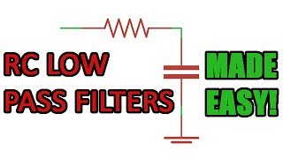 Passive RC low pass filter tutorial [upl. by Dibb]