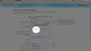 Cómo registrarse en hotmail [upl. by Fellows]