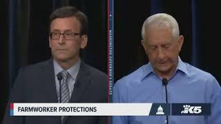 Farm Worker Protections Reichert supporter of DACA and Dreamers Both Talk about Trump [upl. by Alyek]